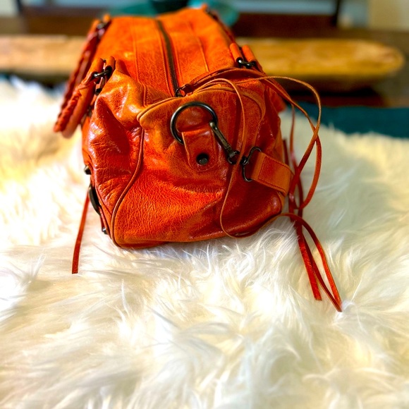 Balenciaga City Leather Satchel/Handbag with Studs - Picture 4 of 8